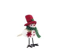 Encantadora decoración de mesa hecha a mano que le da a tu encanto festivo una pizca de alegría en Navidad (B, 20 x 15 x 8 cm)