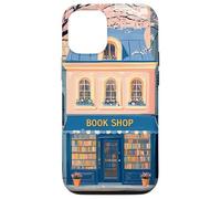 Encantadora Librería Chinoiserie Acuarela Girly Book Lover Carcasa para iPhone 12/12 Pro