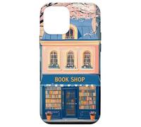 Encantadora Librería Chinoiserie Acuarela Girly Book Lover Carcasa para iPhone 12 Mini