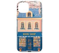 Encantadora Librería Chinoiserie Acuarela Girly Book Lover Carcasa para iPhone 15 Plus