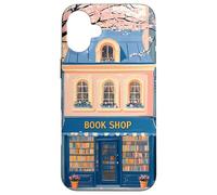 Encantadora Librería Chinoiserie Acuarela Girly Book Lover Carcasa para iPhone 16 Plus