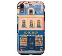 Encantadora Librería Chinoiserie Acuarela Girly Book Lover Carcasa para iPhone XR