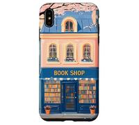 Encantadora Librería Chinoiserie Acuarela Girly Book Lover Carcasa para iPhone XS MAX