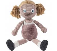 Encantadora Muñeca De Ganchillo ROSE, 100% Algodón, De Sebra