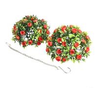 Encantadoras bolas de rosas artificiales para bodas y fiestas, elemento decorativo (A 20 cm)