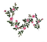 Encantadores arreglos florales con vides artificiales que mejoran tu decoración para bodas y reuniones en casa (para rosa)