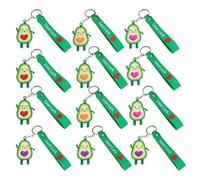 Encantadores Llaveros de Aguacate - Adorables Accesorios Kawaii con Diseño Mr. Wonderful, Llaveros de Aguacate Personalizados - Regalos Originales y Personalizados Ideales para Parejas