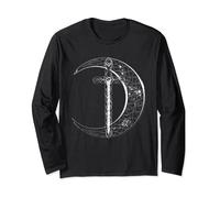 Encantamiento de espada de luna celta mística Manga Larga