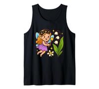 Encantamiento de Hadas caprichoso Flor Linda Camiseta sin Mangas