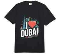 Encantamiento Urbano I Love Dubai Skyline Comfort Colors Adult Heavyweight T-Shirt