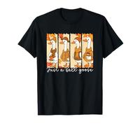 Encanto acogedor de Just A Fall Goose Autumn Vibes Camiseta