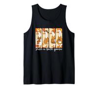 Encanto acogedor de Just A Fall Goose Autumn Vibes Camiseta sin Mangas