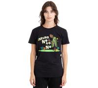 Encanto Bruno No, No, No Ladies T Shirt, Black Camiseta, Negro, S para Mujer