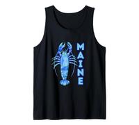 Encanto costero del océano con langosta azul de Maine Camiseta sin Mangas
