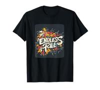 Encanto de otoño Fresco con gráfico de otoño sin Fin Camiseta