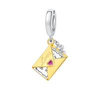 Encanto de sobre misterioso, encanto para pulsera, collar de pulsera Pandora compatible con