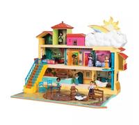 Encanto Disney - Casa de Muñecas Familia Madrigal con Mecanismo Interactivos - Este Pack Incluye 15 Accesorios, Luces y Música de la Película de Encanto - Juguete para Niñas 3 años +