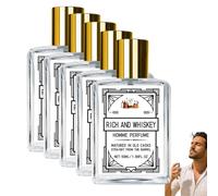 Encanto eterno para hombres - Eau de Toilette con aroma de sándalo y vainilla, fragancia duradera para el día a día, regalo romántico para él (5 unidades)