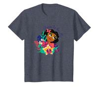 Encanto Mirabel Born To Be Me Camiseta, Niños, Azul Jaspeado, 6 años