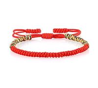 Encanto tibetano colorido rojo marino hilo pulsera mujeres hombres afortunados cuerda Pulseras hechas a mano Pulseras Boho joyería amante regalo Tratamiento práctico