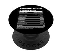Encarnacion Datos de Nutrición Nombre Gracioso PopSockets PopGrip Adhesivo