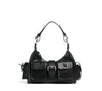 Encarnando sin esfuerzo la tendencia casual-chic, este bolso de hombro de The Kooples está hecho de piel de vacuno suave y de grano fino que garantiza durabilidad y un lujo discreto. Diseñado para una