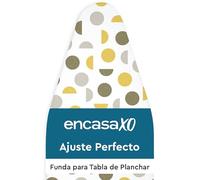 Encasa Homes reemplazo de para Tablas de Planchar Cubre con un Acolchado de Fieltro de 3 mm, Ajuste de Cuerdas (se Ajusta a Las Tablas estándar de Large 125 x 39 cm) Impreso - Luna Amarilla