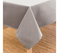 Encasa XO Mantel Medidas 140x180 cm | Tela de Lona de algodón | Color sólido Beige Intenso | Mantel de Comedor para decoración - Lavable a máquina