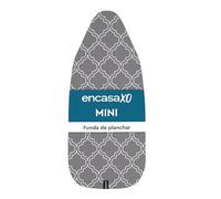 Encasa XO Reemplazo De para Tablas De Planchar Cubre con Un Acolchado De Fieltro De 3 mm, Ajuste De Cuerdas (Se Ajusta A Las Tablas Estándar De Mini 72x30 cm) Impreso - Baldosas Grises