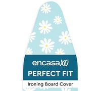 Encasa XO Reemplazo De para Tablas De Planchar Cubre con Un Acolchado De Fieltro De 3 mm, Ajuste De Cuerdas (Se Ajusta A Las Tablas Estándar De Wide 125x46 cm) Impreso - Margarita Azul