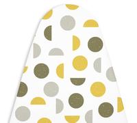 Encasa XO Reemplazo De para Tablas De Planchar Cubre con Un Acolchado De Fieltro De 3 mm, Ajuste De Cuerdas (Se Ajusta A Las Tablas Estándar De Wide 125x46 cm) Impreso - Luna Amarilla