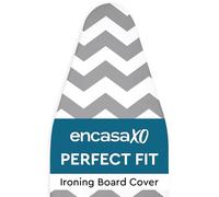 Encasa XO Reemplazo De para Tablas De Planchar Cubre con Un Acolchado De Fieltro De 3 mm, Ajuste De Cuerdas (Se Ajusta A Las Tablas Estándar De Large 125x39 cm) Impreso - Zig Zag