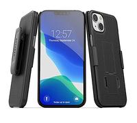 Encased DuraClip diseñado para iPhone 13 Mini cinturón clip caso (2021) delgado teléfono cubierta con funda (negro)