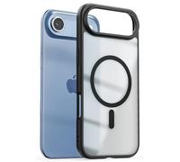 ENCASED Funda delgada esmerilada compatible con iPhone de 6.6 pulgadas (2025), transparente