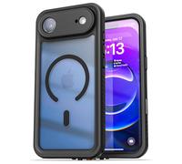 ENCASED Funda impermeable compatible con iPhone de 6.6 pulgadas (2025), transparente