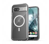 ENCASED Funda magnética diseñada para Google Pixel 8a (transparente) (funda MAG)
