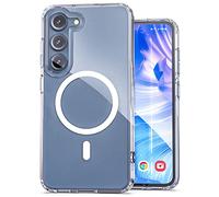ENCASED Funda magnética diseñada para Samsung Galaxy S23 Plus, Compatible con Carga MagSafe y Accesorios, Transparente (S23 Plus+ 6.6 Pulgadas)