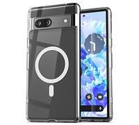 ENCASED Funda Magnética para Google Pixel 7a - Compatible con MagSafe para Carga y Accesorios Diseño Transparente (Pixel 7a 2023)