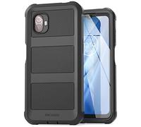 ENCASED Funda Resistente para Galaxy Xcover 6 Pro - Falcon Series Funda Protectora de Doble Capa a Prueba de Golpes [Resistente] protección para Samsung Xcover6 Pro 6.6 Pulgadas (Negro)