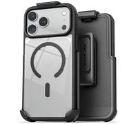 Encased Funda transparente Slimshield con clip para cinturón compatible con iPhone de 6.9 pulgadas (2025)