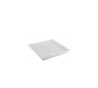 Encastre plato extraplano de porcelana blanco de 80 cm Waterline de Unisan - Con válvula