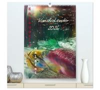 Encaustic-Malerei Kunstkalender 2026 (hochwertiger Premium Wandkalender 2026 DIN A2 hoch), Kunstdruck in Hochglanz: Eine farbenprächtige Reise durch das Jahr der Encaustic-Unikate