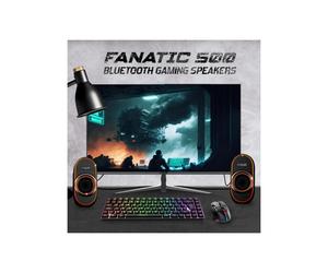 Enceinte Gaming - Spirit of Gamer - FANATIC 500 DARK - Bluetooth 5.1 - 12W de Pico - RGB