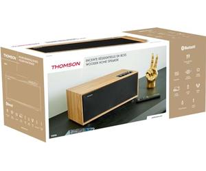 Enceinte résidentielle en bois - THOMSON - WS702 - Bluetooth 5.0, 150W, RCA, TV Audio, USB, AUX-IN