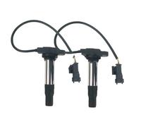 Encendedor 2 Tapas Bujía Bobina Encendido Motocicleta Reemplazar 38010144B 38010145B para Ducati para Streetfighter 848 2012-2015(2Pcs)