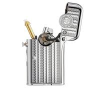 Encendedor clásico de queroseno de latón, encendedores de encendido automático que pueden encender una tubería, regalos de gama alta para hombres, encendedor Thorens Gen 7 de una sola garra TELEFLAM