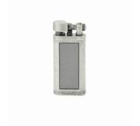 Encendedor de butano portátil de Metal, Brazo Elevador, Llama inclinable, Encendido por polea Lateral, Combustible Recargable, Apto for Acampar con Velas (butano no Incluido).(M)