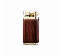 Encendedor de butano portátil de Metal, Brazo Elevador, Llama inclinable, Encendido por polea Lateral, Combustible Recargable, Apto for Acampar con Velas (butano no Incluido).(F)