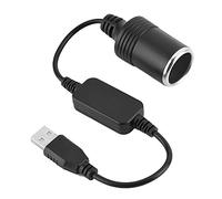 Encendedor de Cigarrillos de Coche, Puerto USB de 5 V, de 12 V Macho, Cable de alimentación, convertidor, convertidor, Adaptador, Cable de alimentación para encendedores de Coche