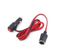 Encendedor de Cigarrillos para Coche con Interruptor, Puertos de Carga, 10 A, 12 V, 120 W, Distribuidor de 2 vías, Adaptador en Y, Cable de extensión de Encendedor de Cig